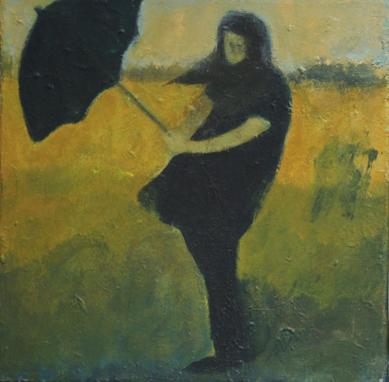 girl with an umbrella